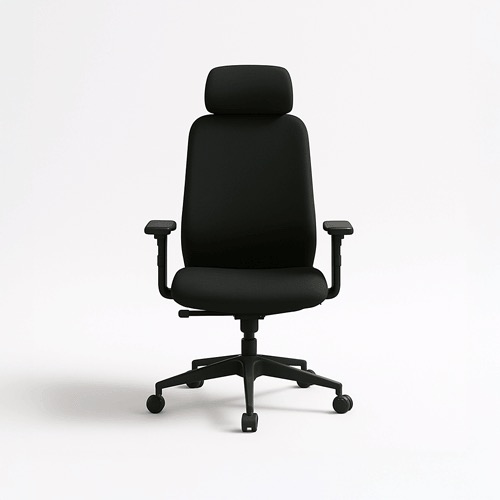[FURN_0269] Kursi Kantor Hitam